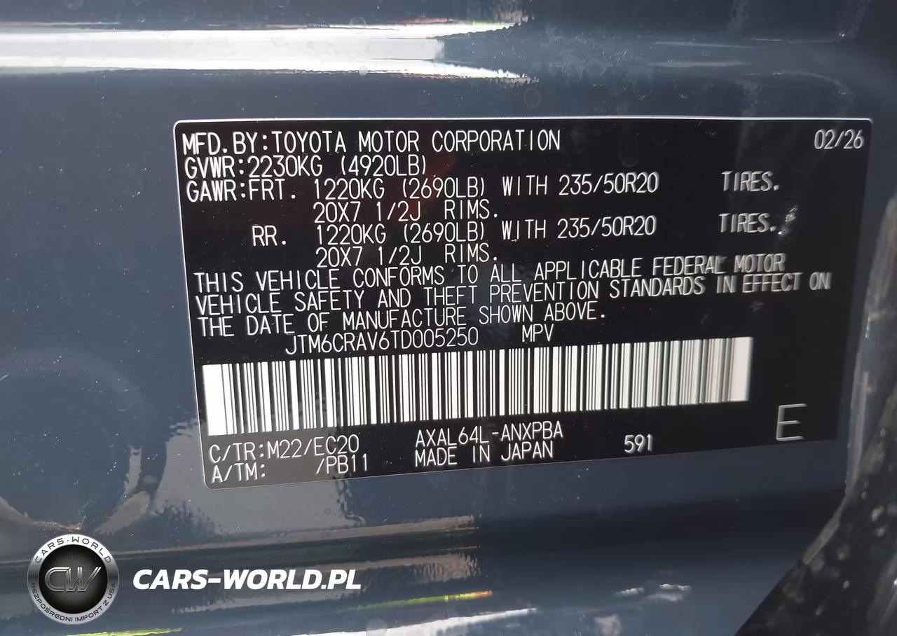 2026 Toyota Rav4 Xse VIN:JTM6CRAV6TD005250 - 9