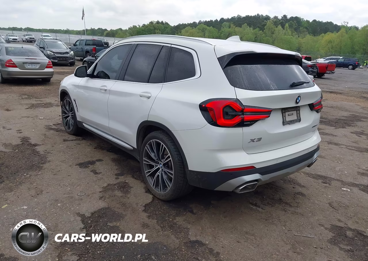 2022 BMW X3 Sdrive30I VIN:5UX43DP08N9K50738 - 3