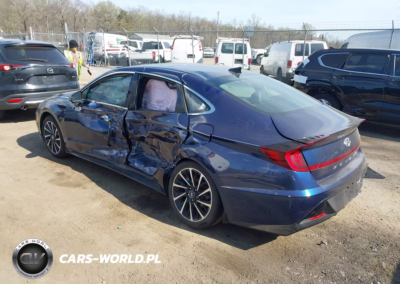 2020 Hyundai Sonata Sel Plus VIN:5NPEJ4J25LH052547 - 3