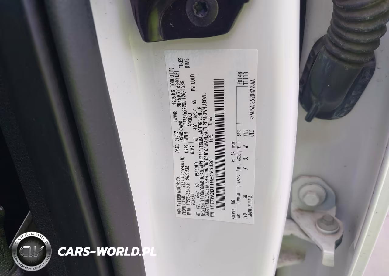 2017 Ford F-250 Lariat VIN:1FT7W2BT1HEC53486 - 9