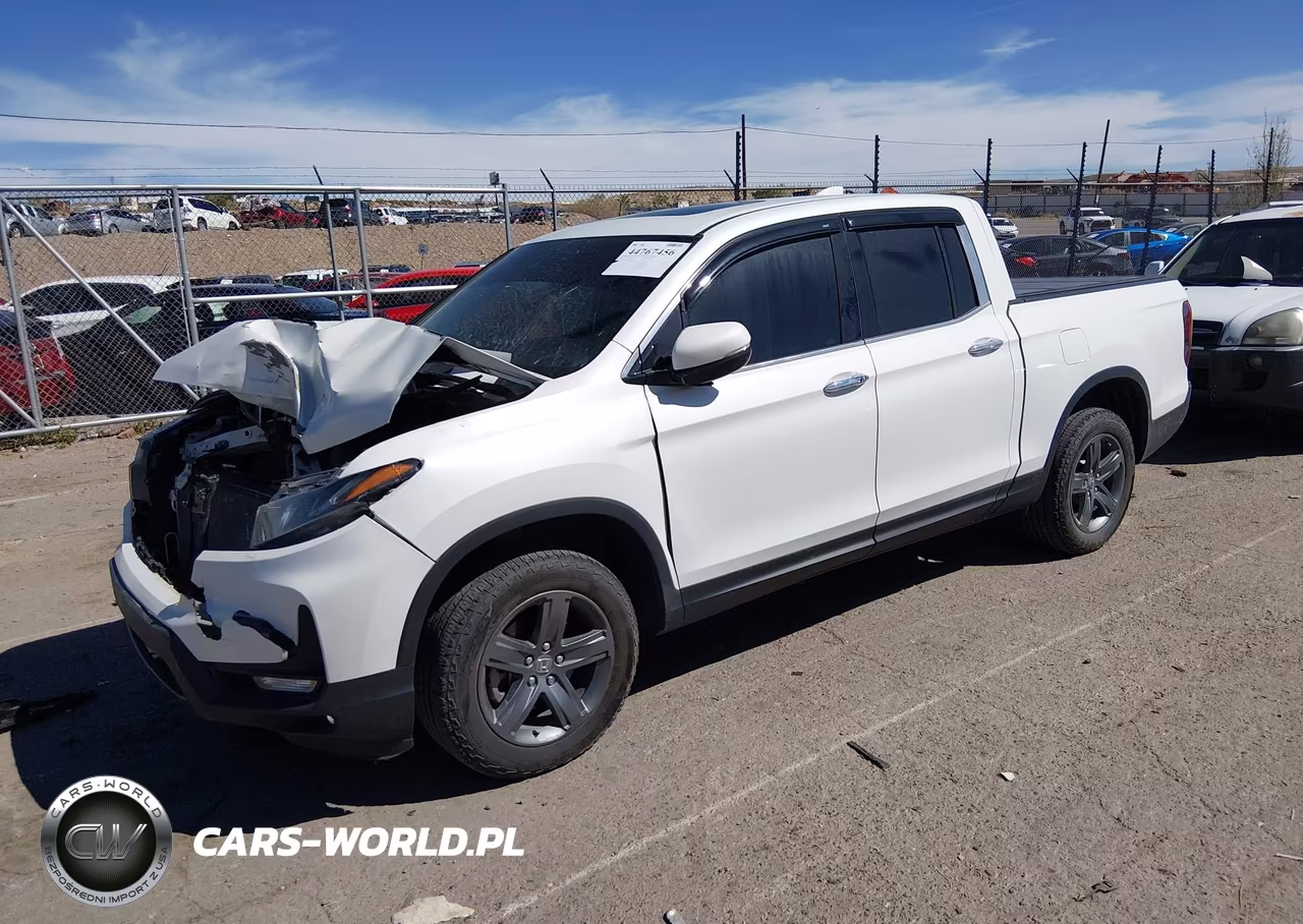 2022 Honda Ridgeline Rtl-E VIN:5FPYK3F75NB003916 - 2