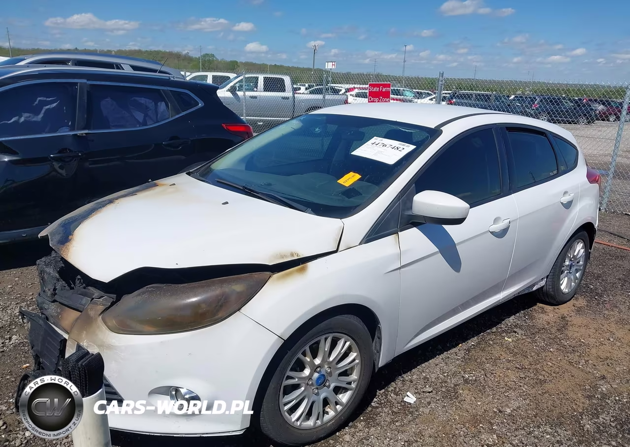 2012 Ford Focus Se VIN:1FAHP3K29CL333353 - 2