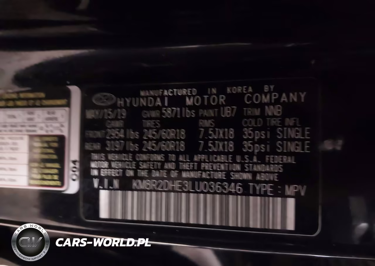 2020 Hyundai Palisade Sel VIN:KM8R2DHE3LU036346 - 9