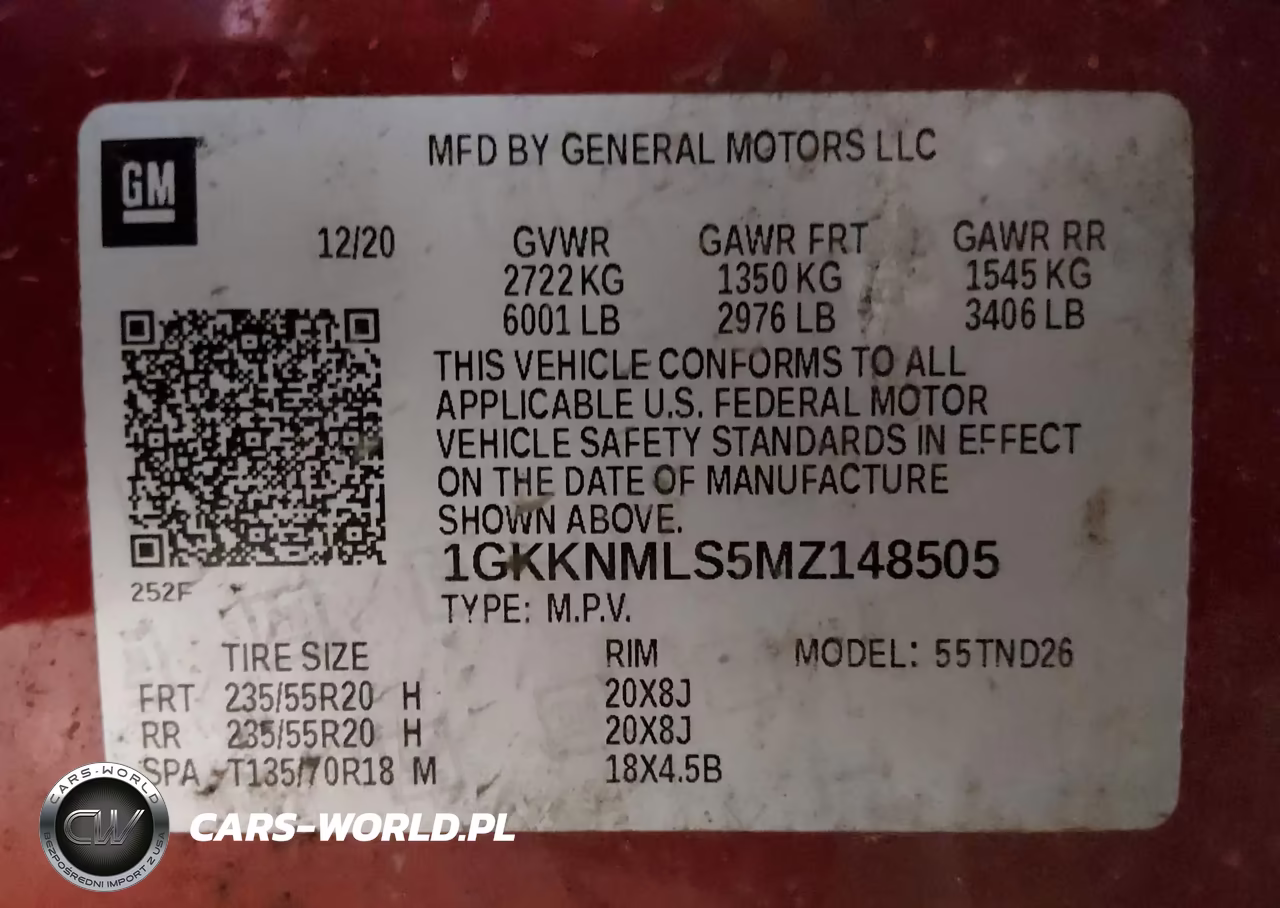 2021 GMC Acadia Fwd Slt VIN:1GKKNMLS5MZ148505 - 9