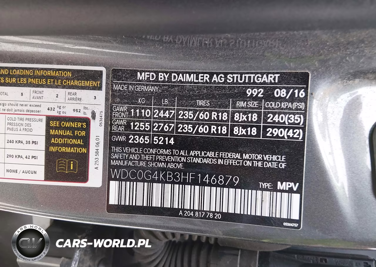 2017 Mercedes-Benz Glc 300 4Matic VIN:WDC0G4KB3HF146879 - 9