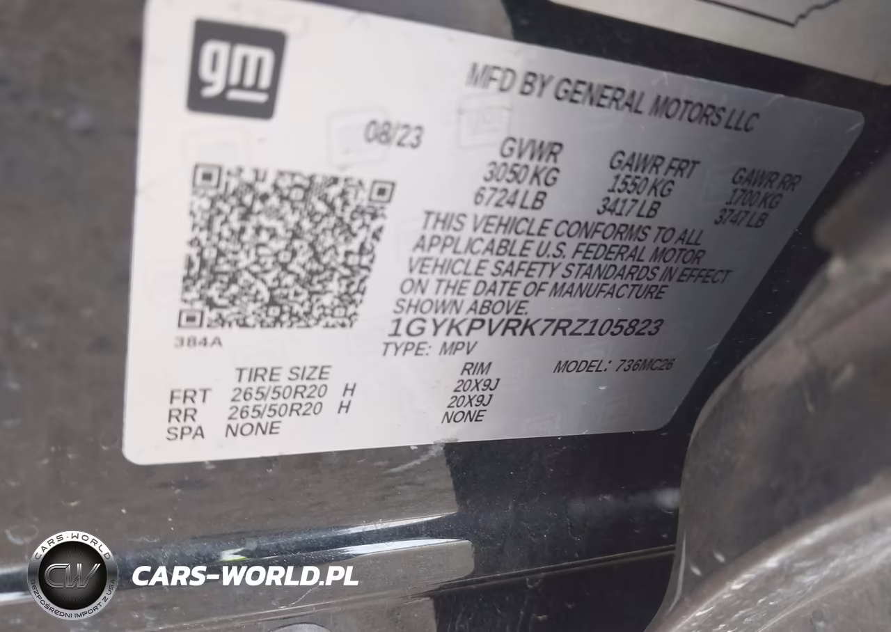 2024 Cadillac Lyriq Sport W-1Sj VIN:1GYKPVRK7RZ105823 - 9