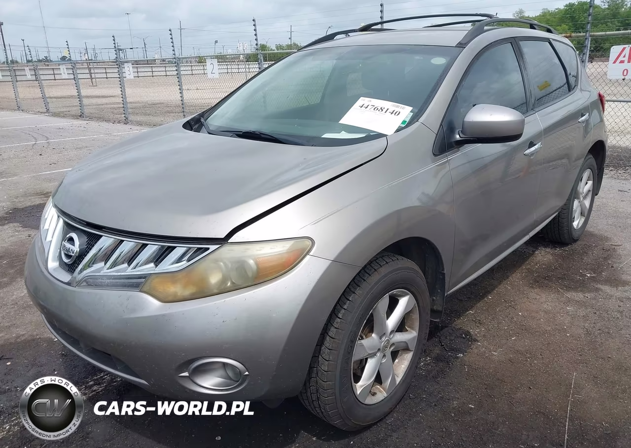2010 Nissan Murano Sl VIN:JN8AZ1MU2AW008777 - 2