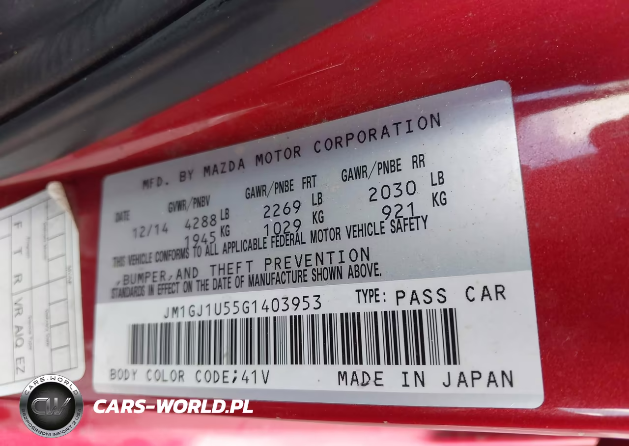 2016 Mazda Mazda6 I Sport VIN:JM1GJ1U55G1403953 - 9