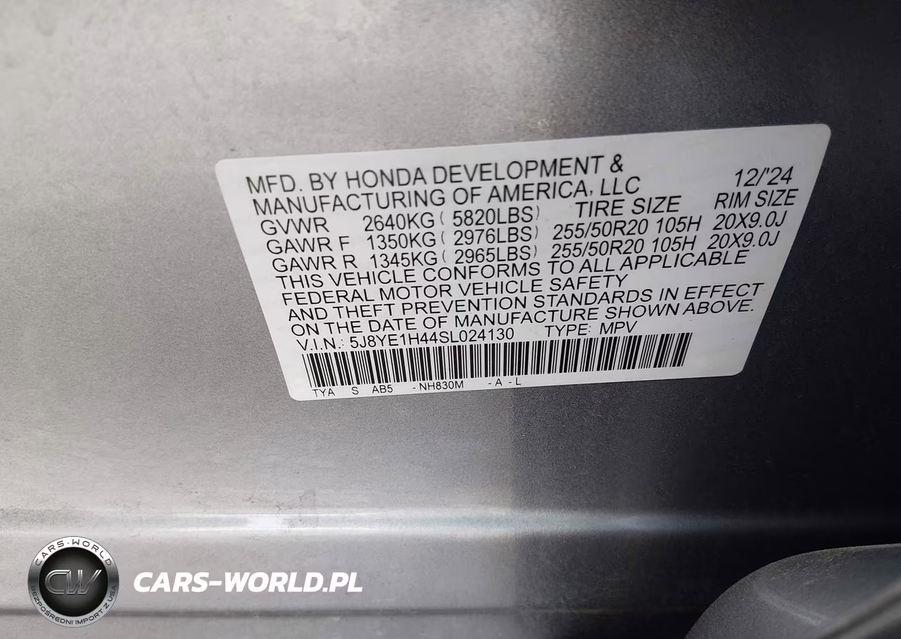 2025 Acura Mdx Technology Package VIN:5J8YE1H44SL024130 - 9