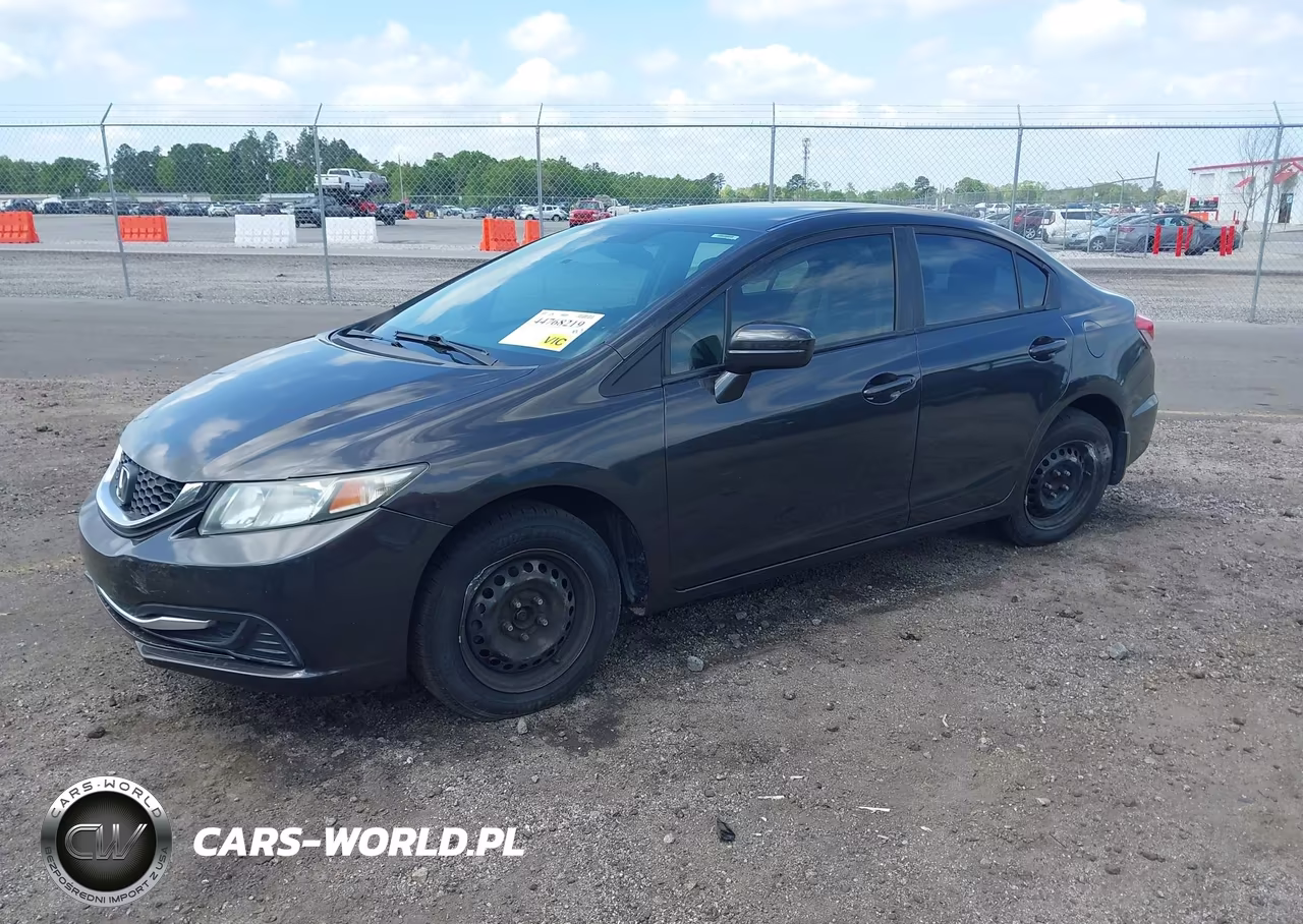 2014 Honda Civic Lx VIN:19XFB2F54EE030796 - 2