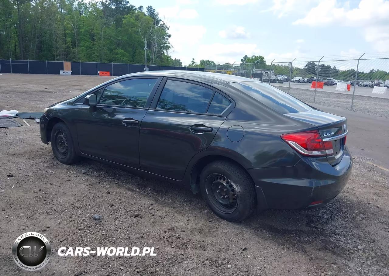 2014 Honda Civic Lx VIN:19XFB2F54EE030796 - 3