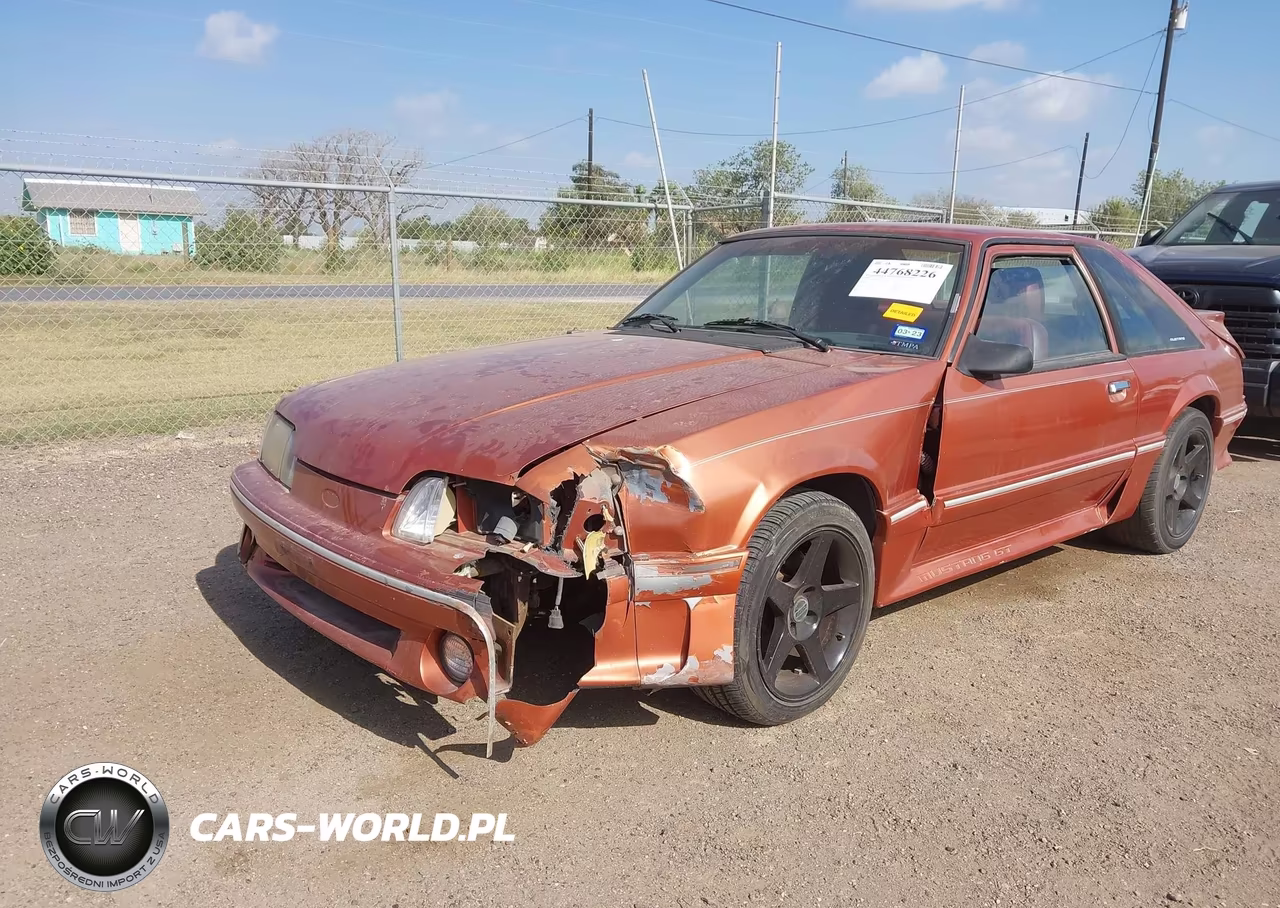 1988 Ford Mustang Gt VIN:1FABP42E0JF247835 - 2
