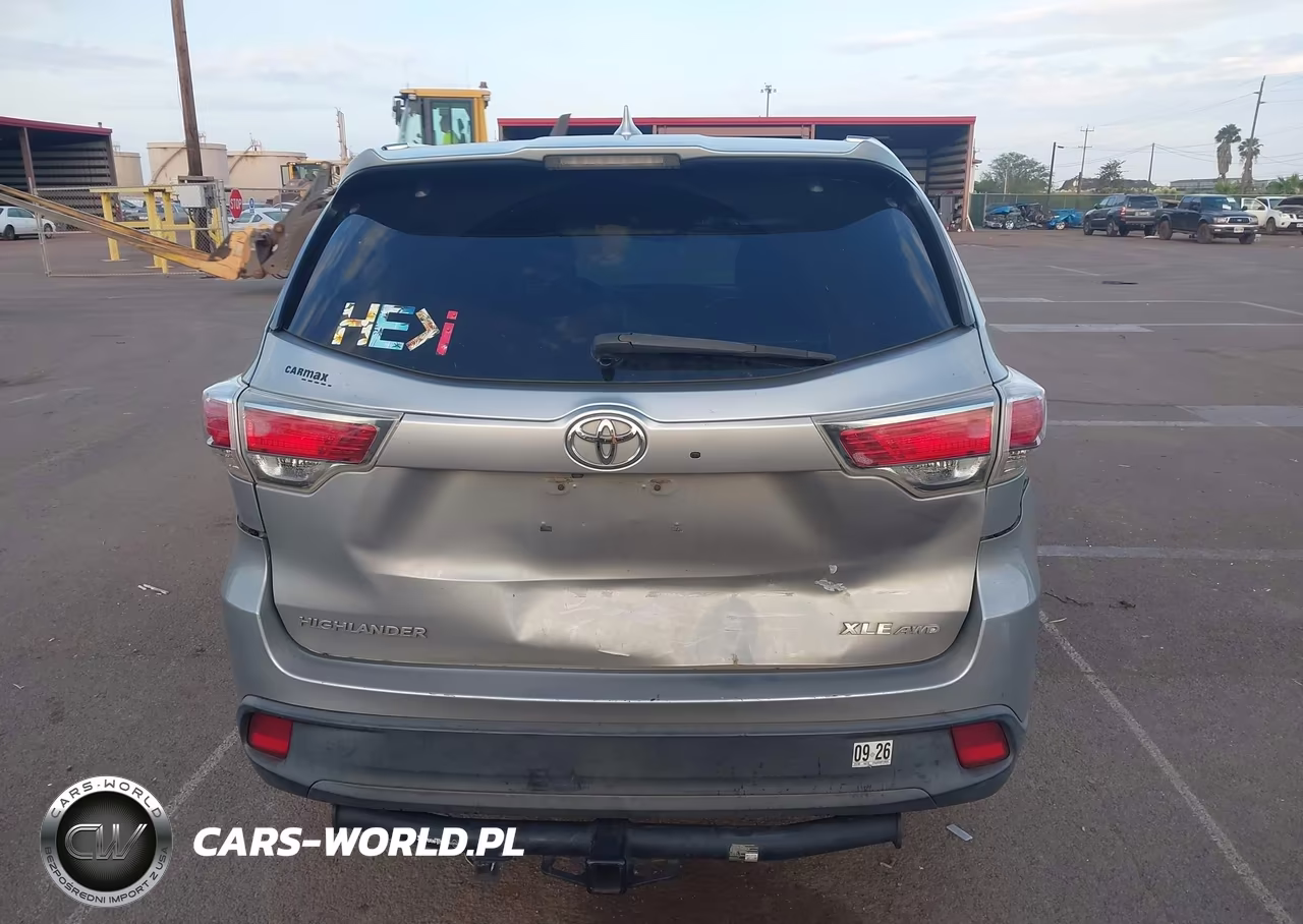 2015 Toyota Highlander Xle V6 VIN:5TDJKRFH0FS186919 - 16