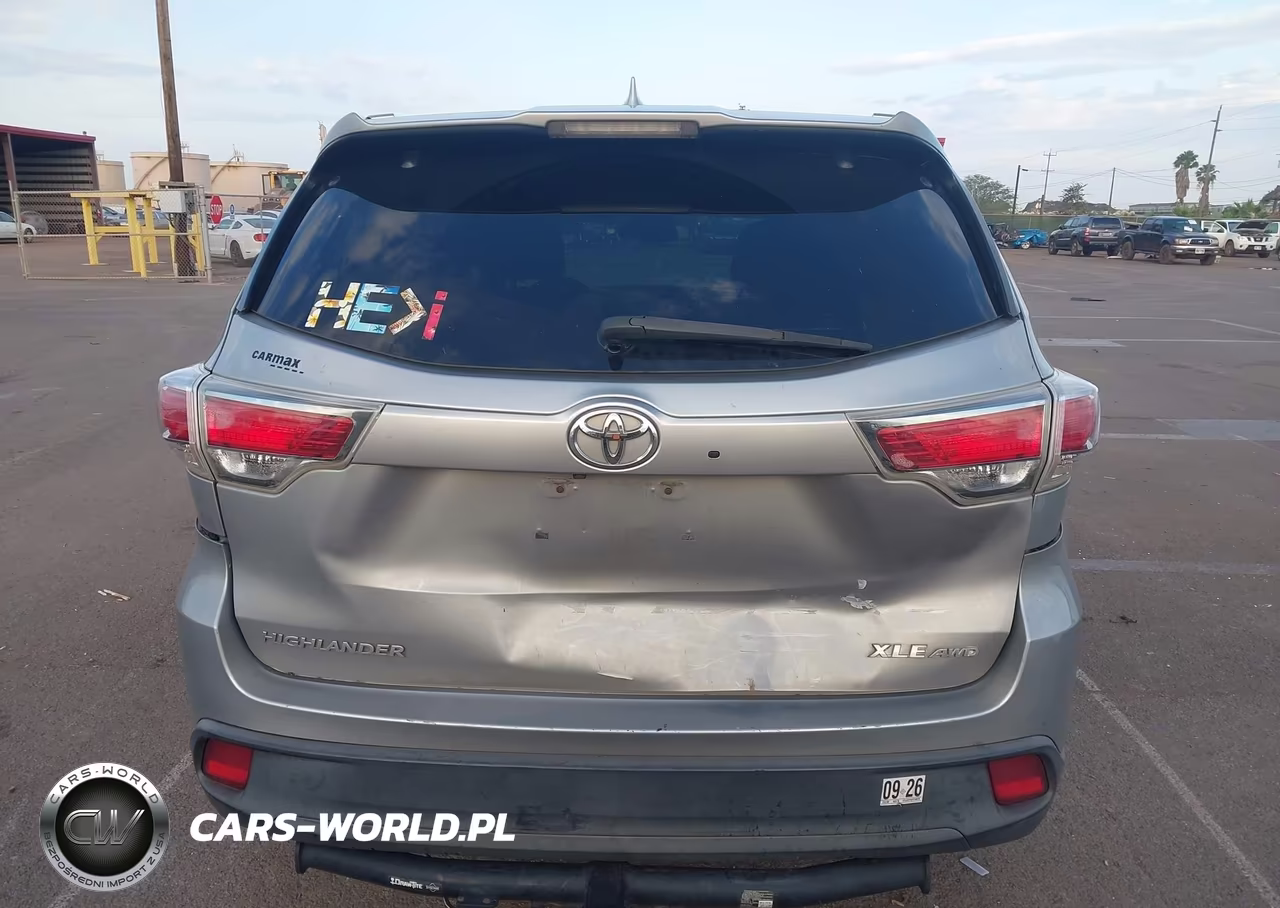 2015 Toyota Highlander Xle V6 VIN:5TDJKRFH0FS186919 - 17