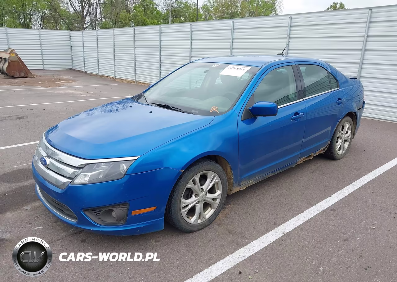 2012 Ford Fusion Se VIN:3FAHP0HA0CR261554 - 2