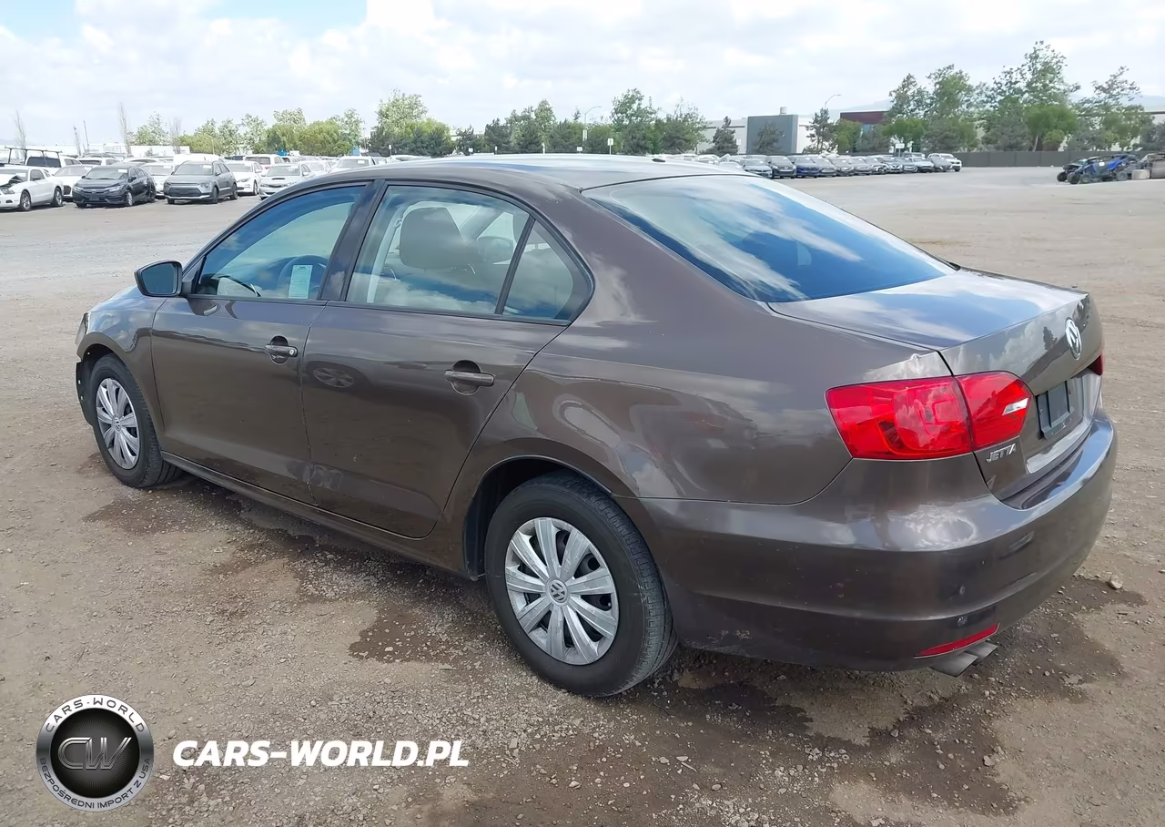 2013 Volkswagen Jetta 2.0L S VIN:3VW2K7AJ1DM273855 - 3