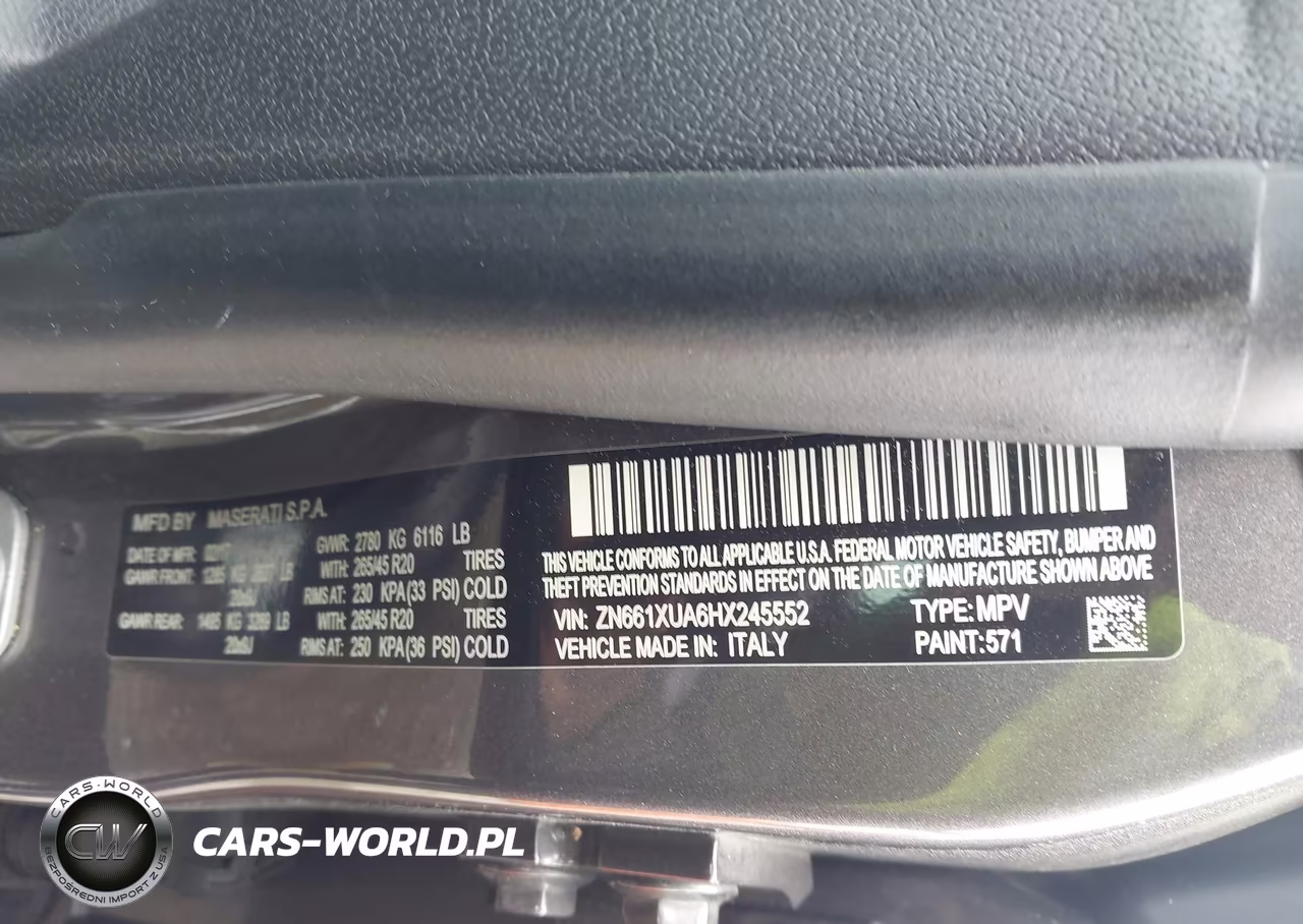 2017 Maserati Levante VIN:ZN661XUA6HX245552 - 9
