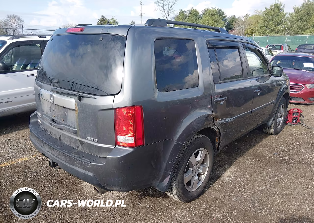 2011 Honda Pilot Ex-L VIN:5FNYF4H58BB044678 - 4