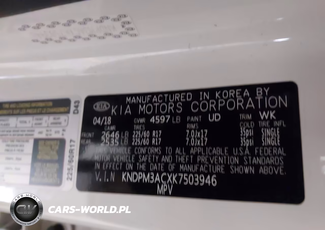 2019 Kia Sportage Lx VIN:KNDPM3ACXK7503946 - 9