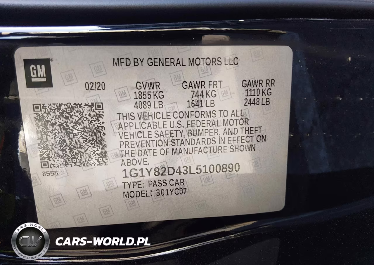 2020 Chevrolet Corvette Stingray Rwd 3Lt VIN:1G1Y82D43L5100890 - 9