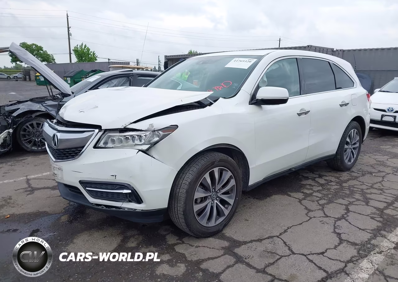 2014 Acura Mdx Technology Pkg W-Entertainment Pkg VIN:5FRYD3H64EB014346 - 2