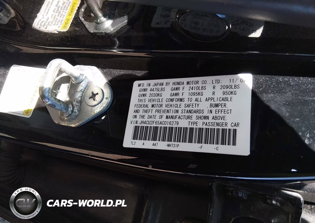 2010 Acura Tsx 2.4 VIN:JH4CU2F65AC016279 - 9