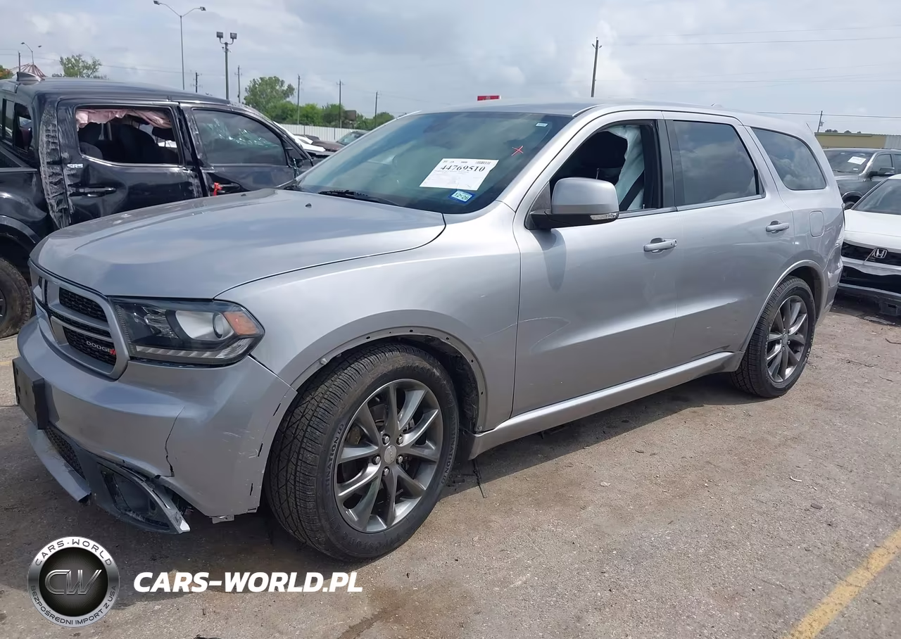 2017 Dodge Durango Gt Rwd VIN:1C4RDHDG2HC847744 - 2
