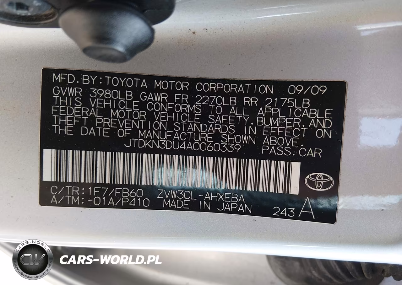 2010 Toyota Prius Ii VIN:JTDKN3DU4A0060339 - 9