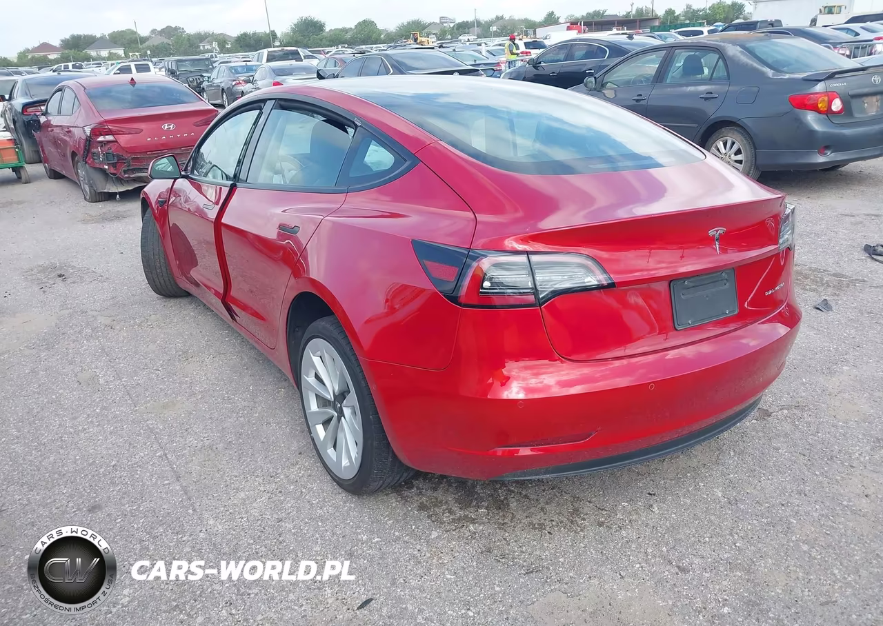 2022 Tesla Model 3 Long Range Dual Motor All-Wheel Drive VIN:5YJ3E1EB6NF187977 - 3