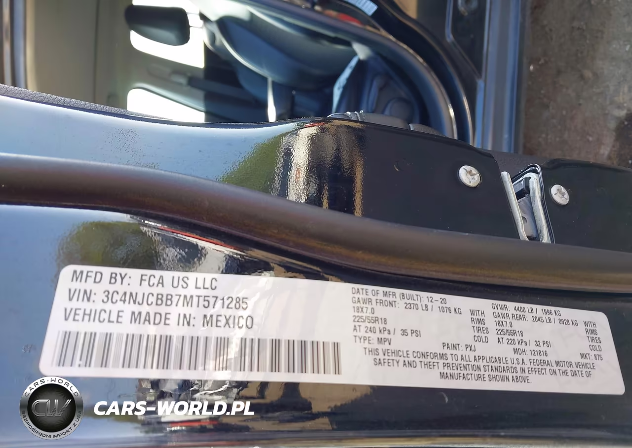 2021 Jeep Compass Altitude Fwd VIN:3C4NJCBB7MT571285 - 9