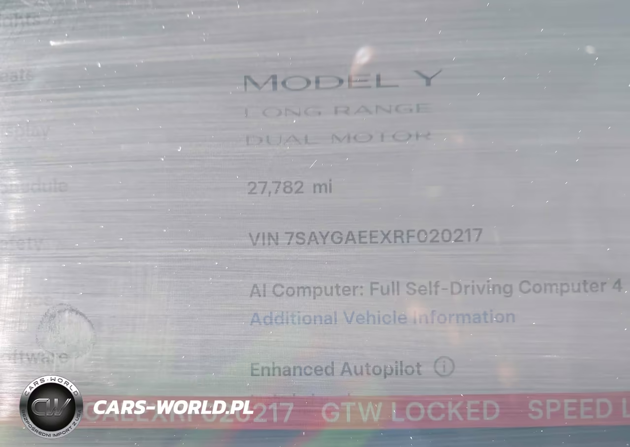 2024 Tesla Model Y Long Range Dual Motor All-Wheel Drive VIN:7SAYGAEEXRF020217 - 7