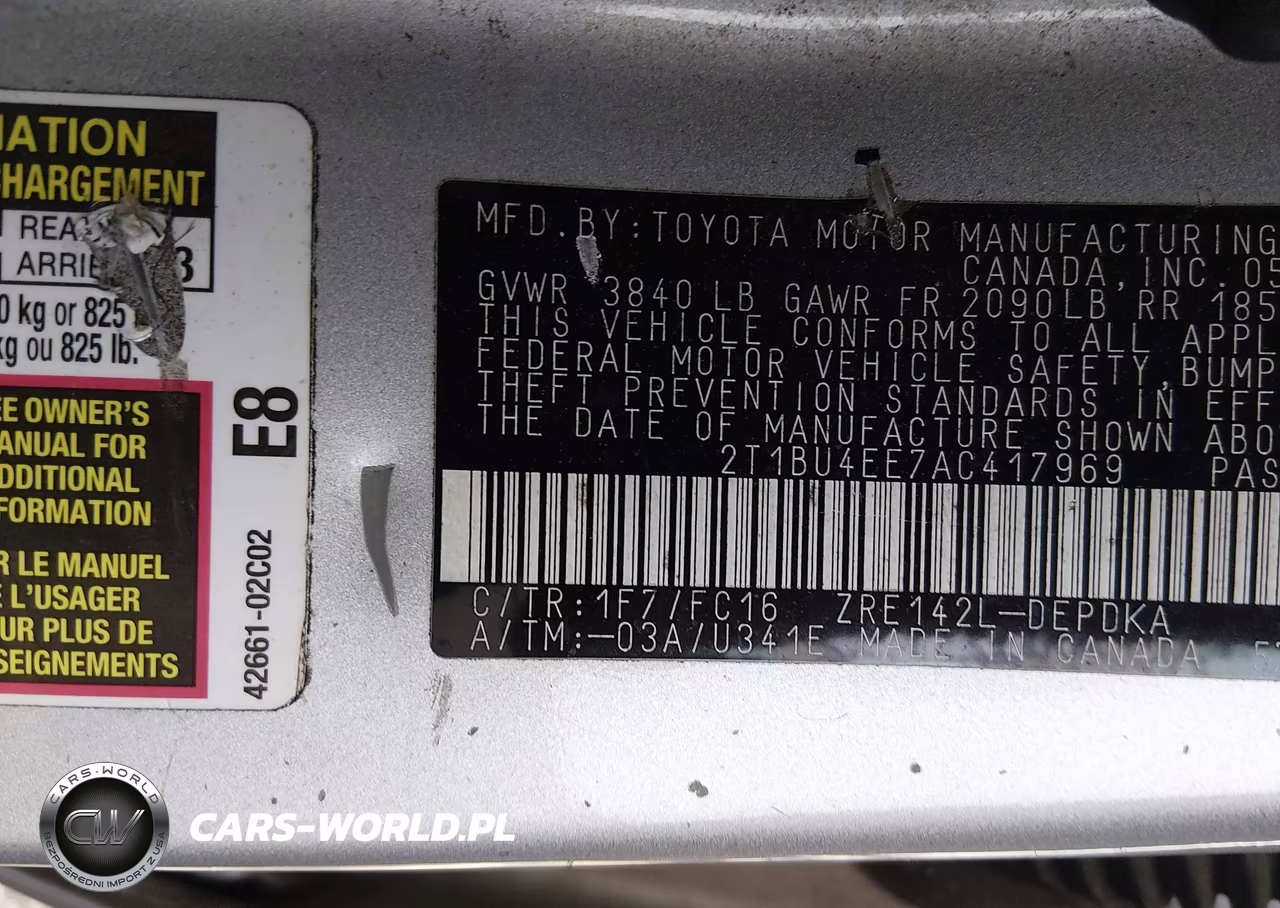 2010 Toyota Corolla Le VIN:2T1BU4EE7AC417969 - 9