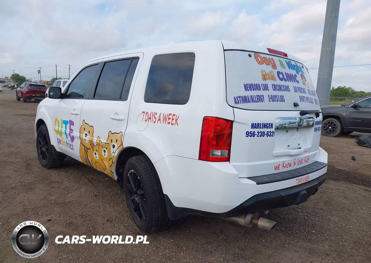 2014 Honda Pilot Ex-L VIN:5FNYF3H51EB024447 - 3