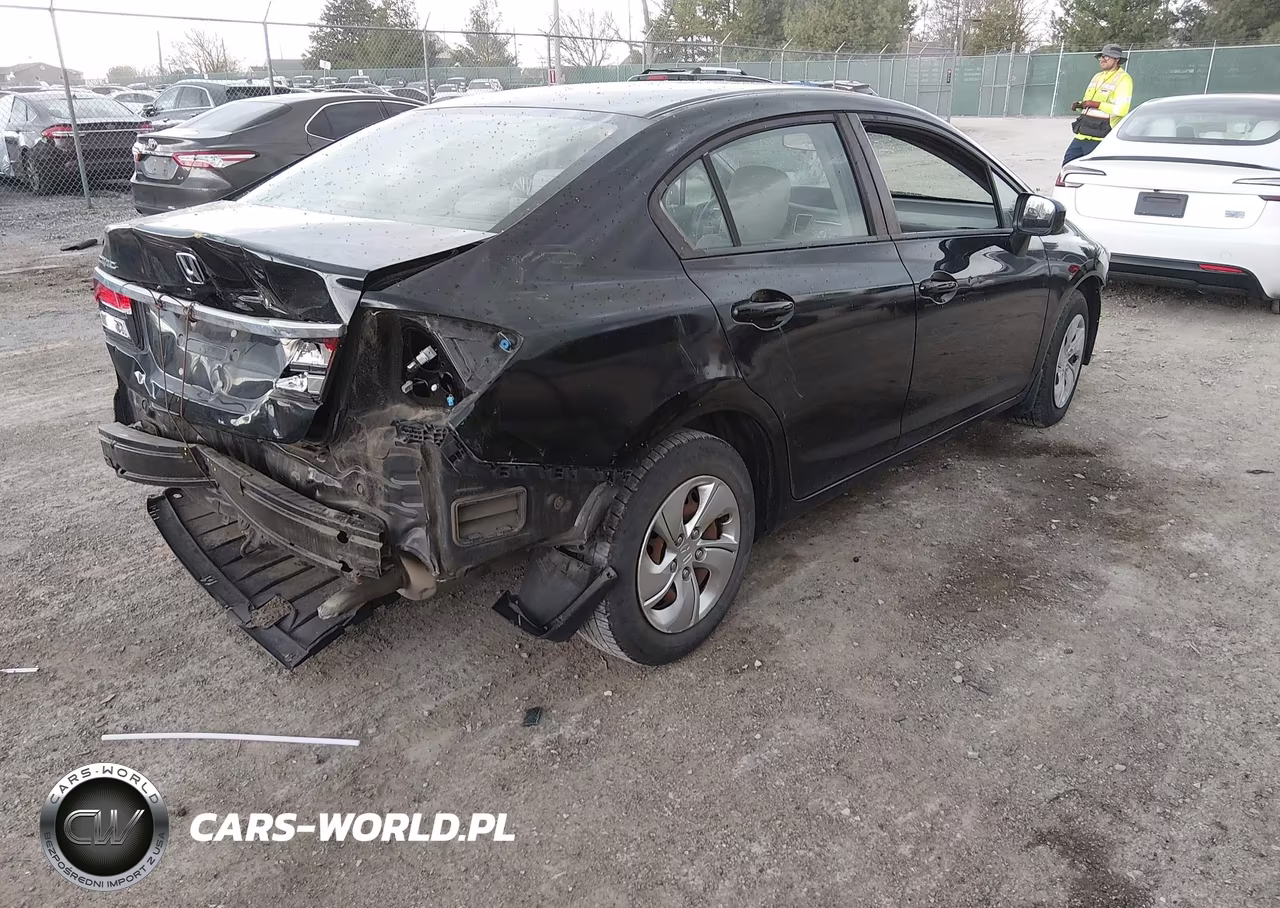 2015 Honda Civic Lx VIN:19XFB2F51FE017165 - 4