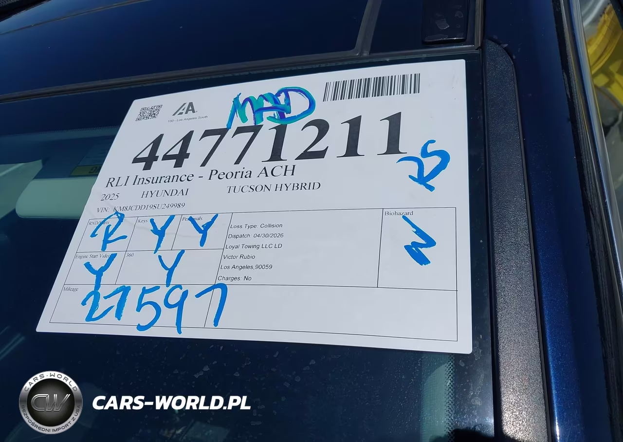 2025 Hyundai Tucson Hybrid Sel Convenience VIN:KM8JCDD19SU249989 - 17