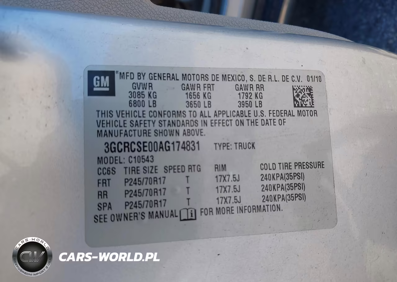 2010 Chevrolet Silverado 1500 Lt VIN:3GCRCSE00AG174831 - 9