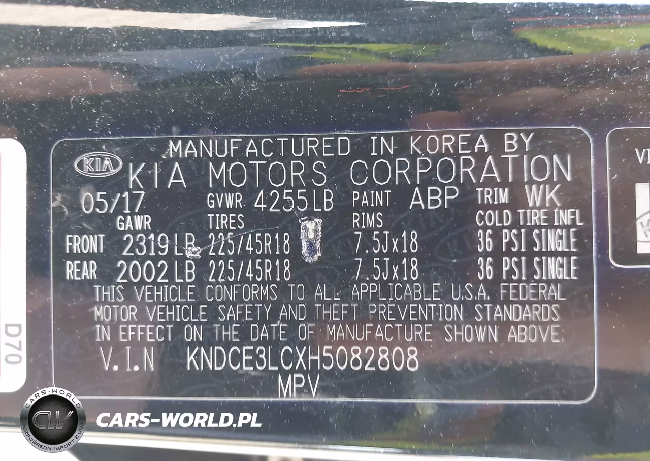 2017 Kia Niro Touring VIN:KNDCE3LCXH5082808 - 9