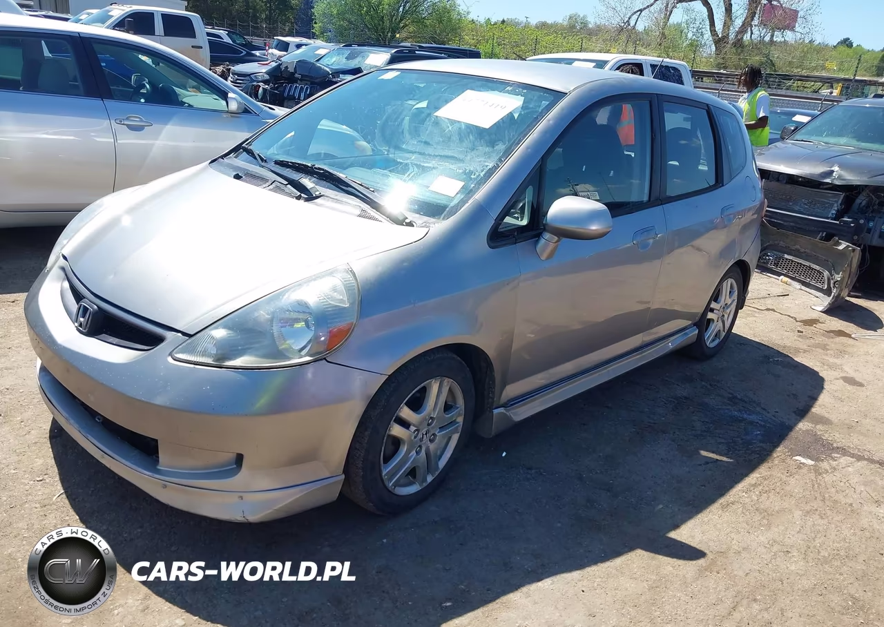 2007 Honda Fit Sport VIN:JHMGD38637S026800 - 2