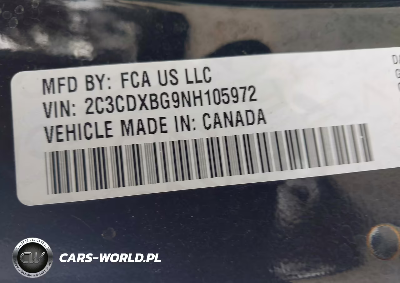 2022 Dodge Charger Sxt Rwd VIN:2C3CDXBG9NH105972 - 9
