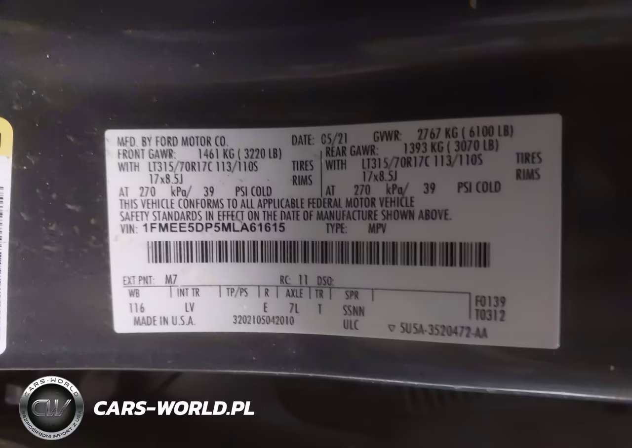 2021 Ford Bronco Big Bend VIN:1FMEE5DP5MLA61615 - 9