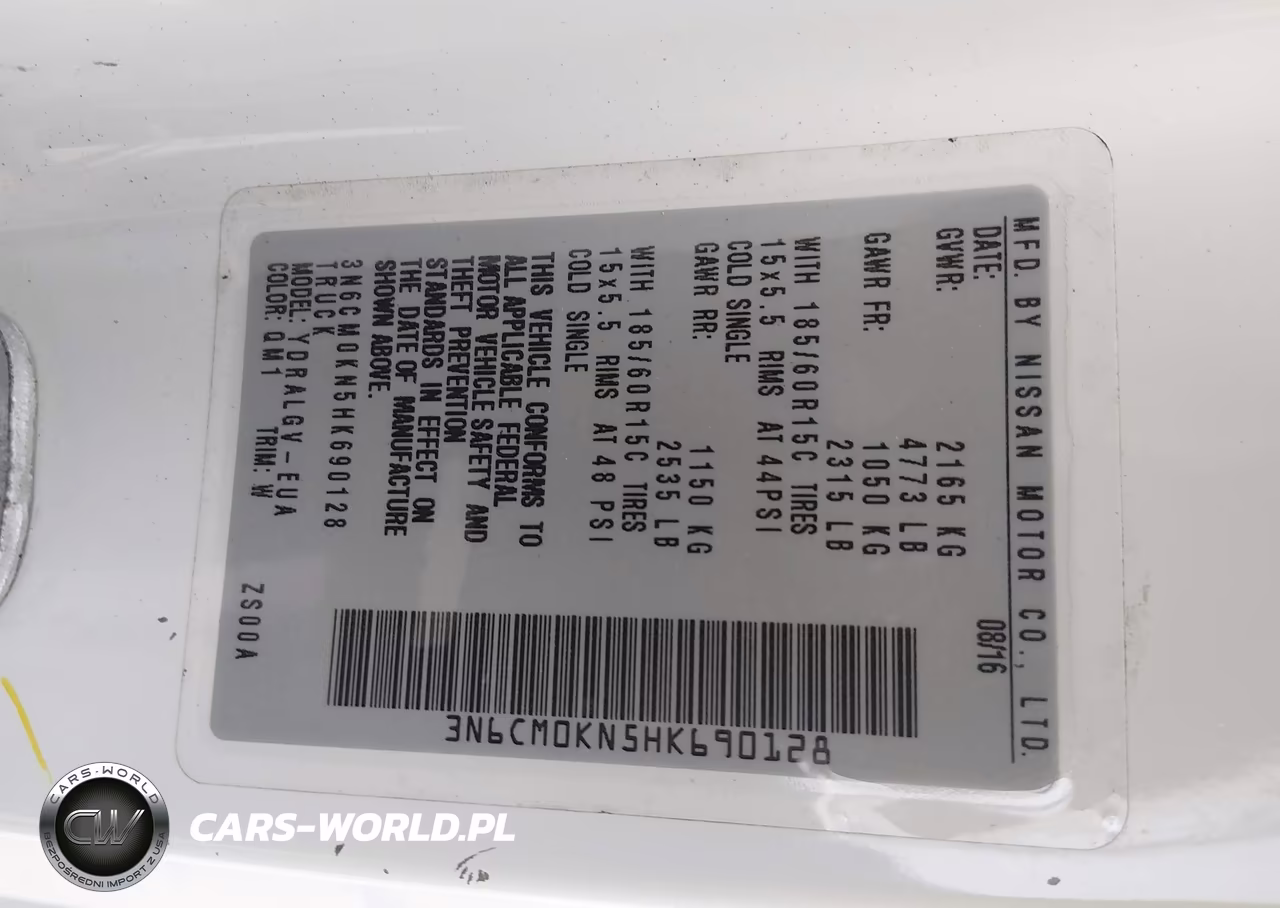 2017 Nissan Nv200 Sv VIN:3N6CM0KN5HK690128 - 9