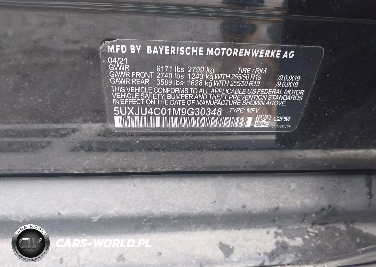 2019 BMW X5 xDrive40I VIN:5UXCR6C51KLL23230 - 9