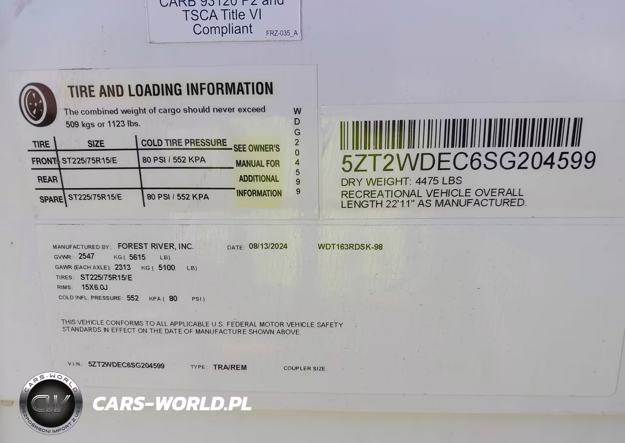 2025 Wildwood Other VIN:5ZT2WDEC6SG204599 - 9