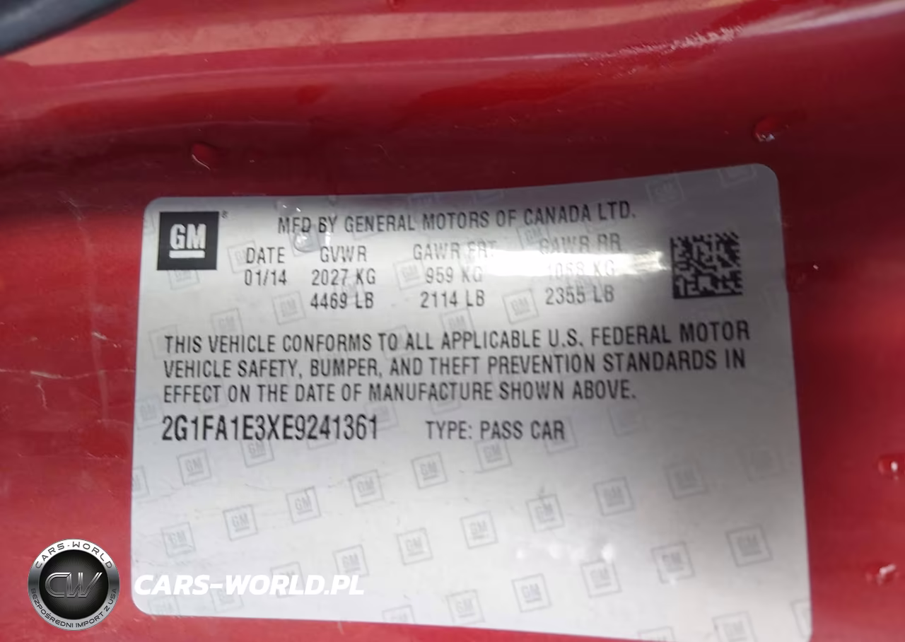 2014 Chevrolet Camaro 2Ls VIN:2G1FA1E3XE9241361 - 9