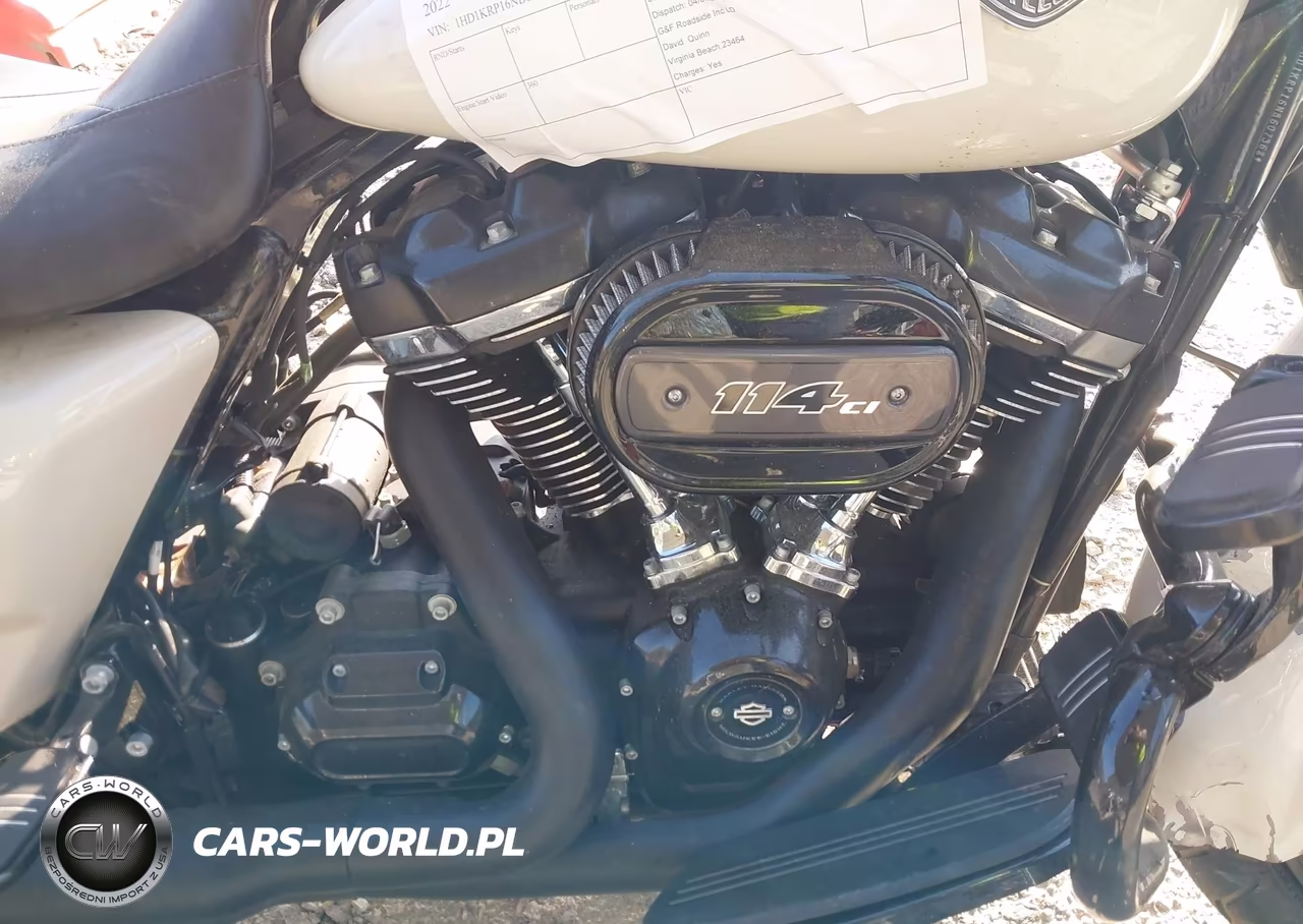 2022 Harley-Davidson Flhxs VIN:1HD1KRP16NB607368 - 8