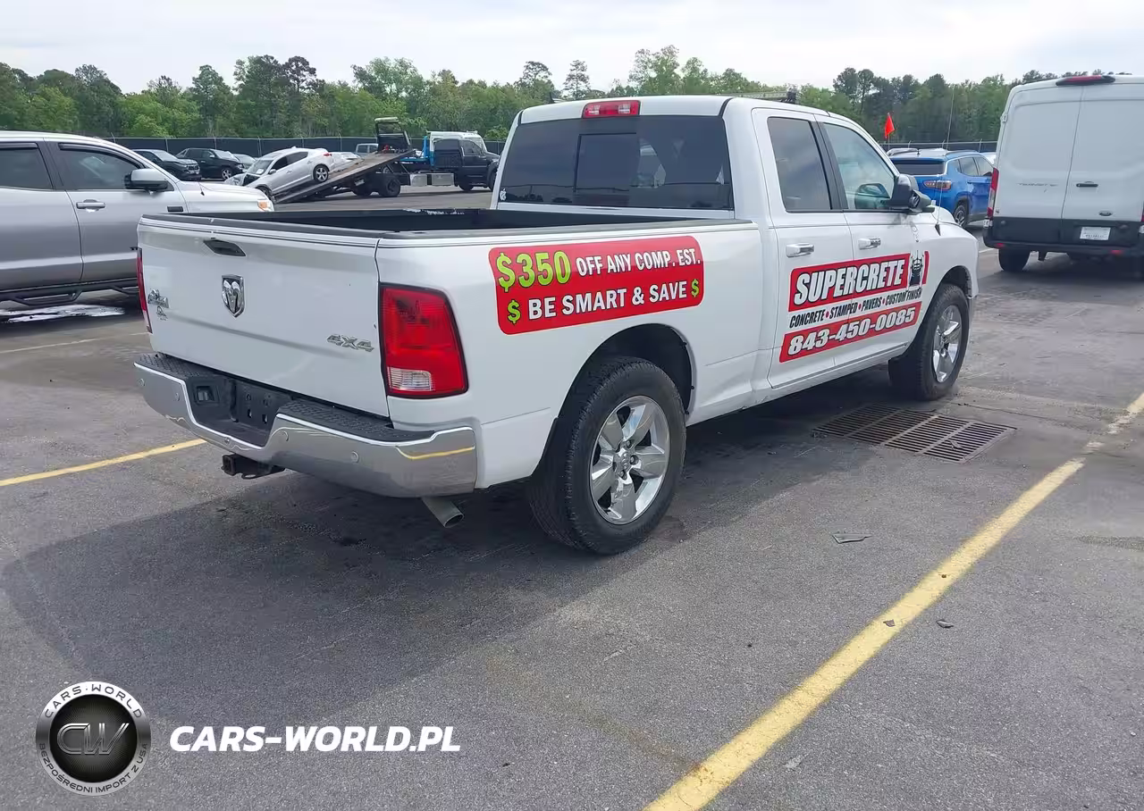 2018 Ram 1500 Big Horn 4X4 6'4 Box VIN:1C6RR7GG0JS103876 - 4