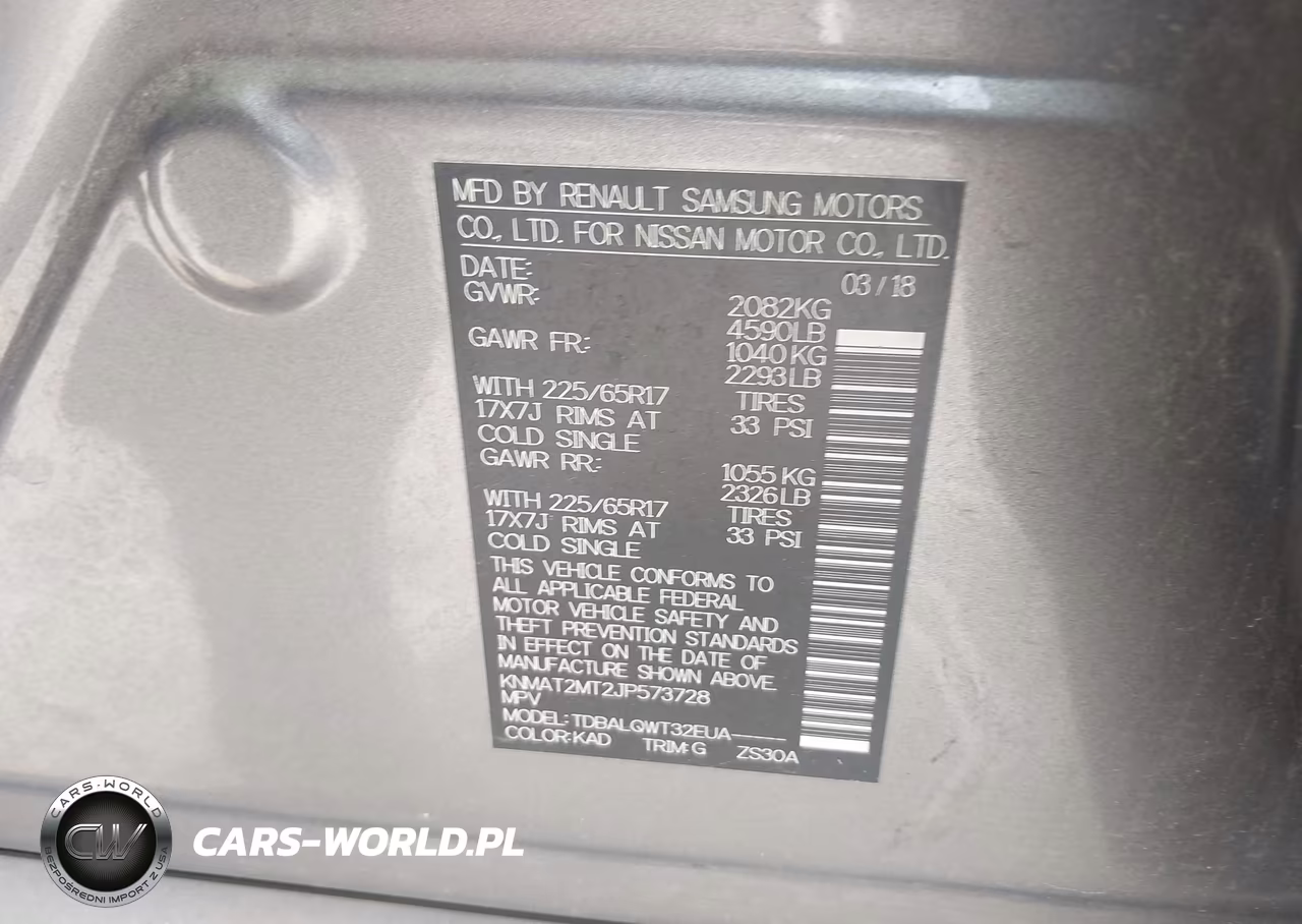 2018 Nissan Rogue Sv VIN:KNMAT2MT2JP573728 - 9