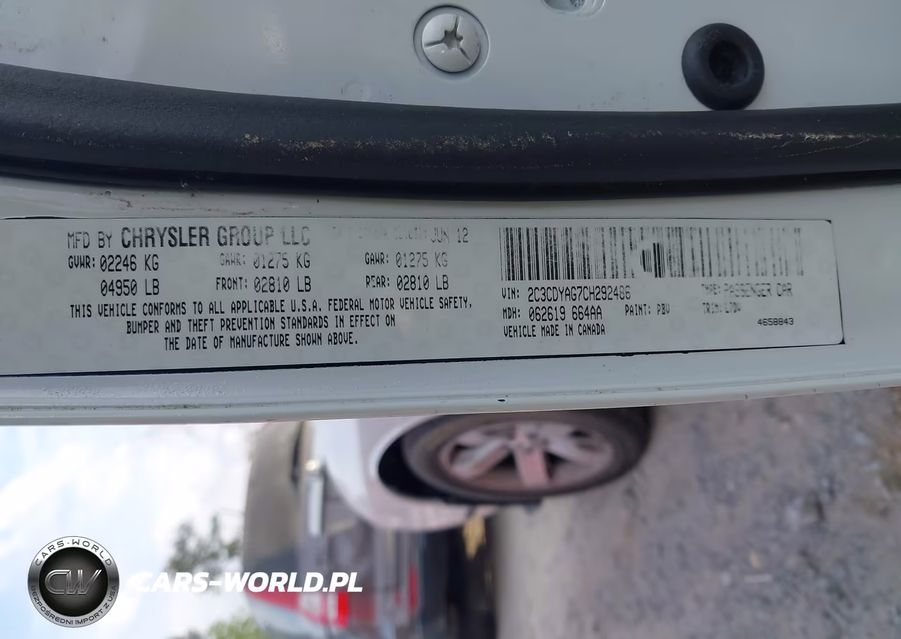 2012 Dodge Challenger Sxt VIN:2C3CDYAG7CH292486 - 9