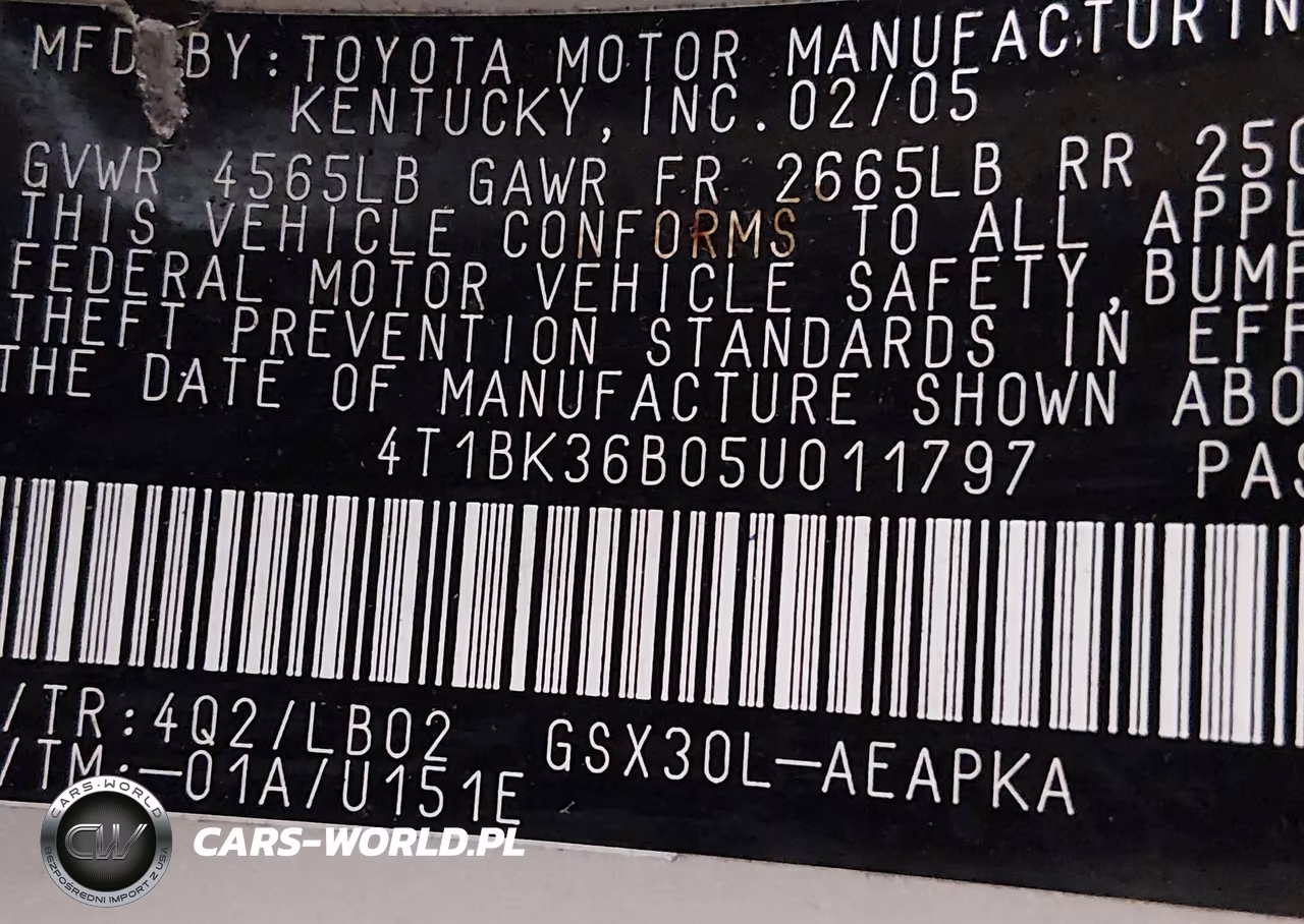 2005 Toyota Avalon Limited VIN:4T1BK36B05U011797 - 9