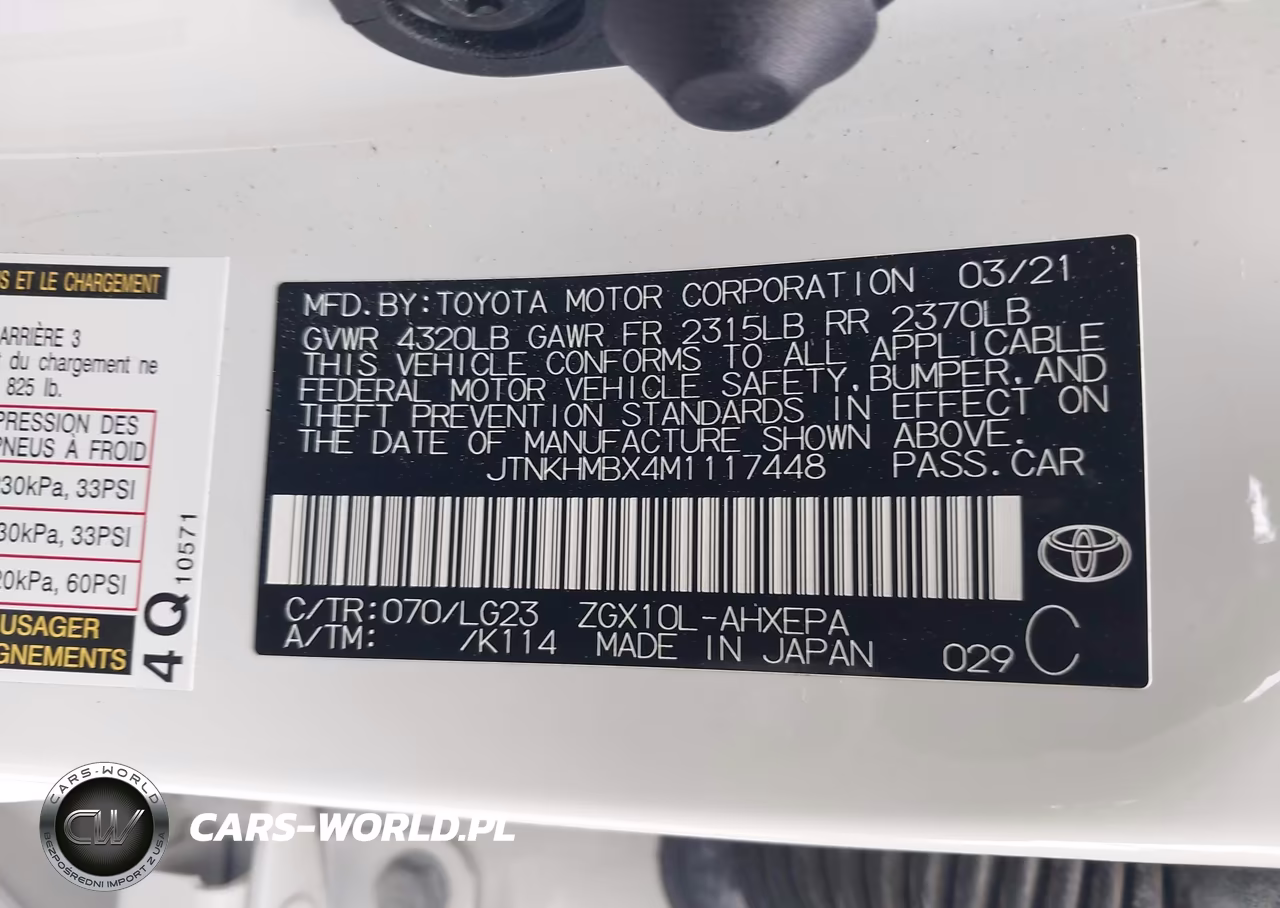 2021 Toyota C-Hr Limited VIN:JTNKHMBX4M1117448 - 9
